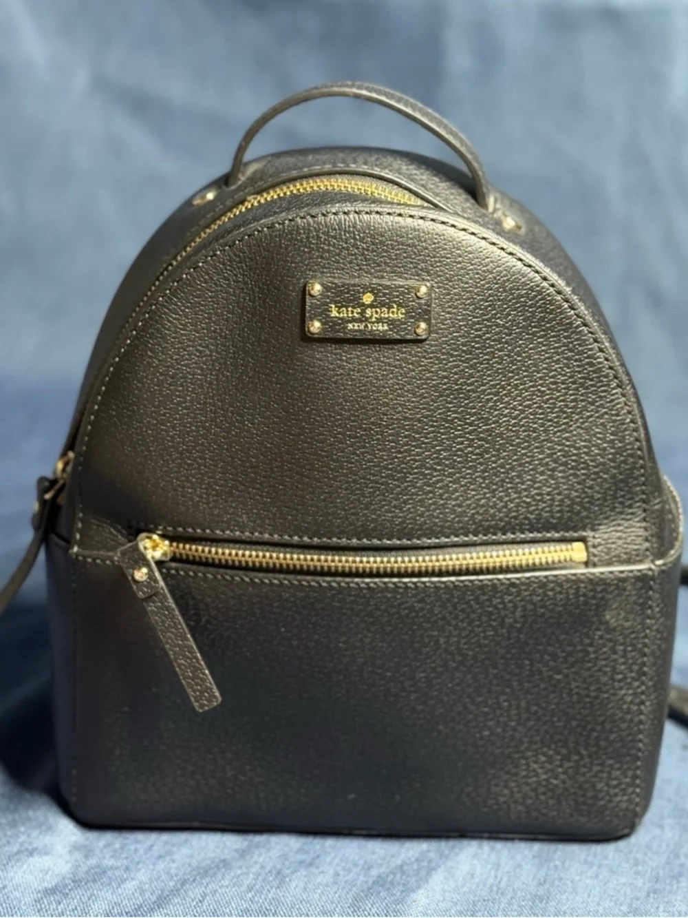 Kate Spade New York Grove Street Sammi Black Leather mini backpack